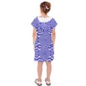 Illusion Waves Pattern Kids  Drop Waist Dress View2