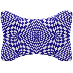 Illusion Waves Pattern Seat Head Rest Cushion by Sparkle