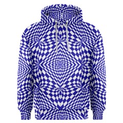 Illusion Waves Pattern Men s Overhead Hoodie by Sparkle