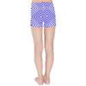 Illusion Waves Pattern Kids  Sports Shorts View2