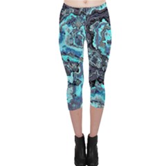 Strange Glow Capri Leggings  by MRNStudios