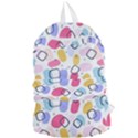 Abstract Multicolored Shapes Foldable Lightweight Backpack View1