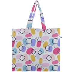 Abstract Multicolored Shapes Canvas Travel Bag by SychEva