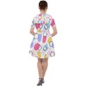 Abstract Multicolored Shapes Sailor Dress View2