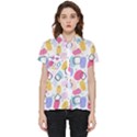 Abstract Multicolored Shapes Short Sleeve Pocket Shirt View1