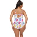 Abstract Multicolored Shapes Retro Full Coverage Swimsuit View4