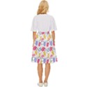 Abstract Multicolored Shapes Classic Short Skirt View4