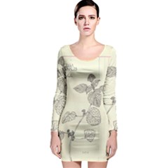 Lemon Balm Long Sleeve Bodycon Dress