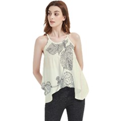 Lemon Balm Flowy Camisole Tank Top by Limerence