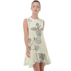 Lemon Balm Frill Swing Dress by Limerence