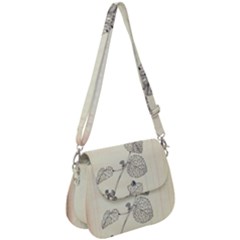 Lemon Balm Saddle Handbag by Limerence