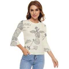 Lemon Balm Bell Sleeve Top