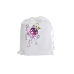 Carnie Squid Drawstring Pouch (medium) by Limerence