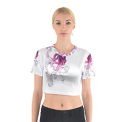 Carnie Squid Cotton Crop Top