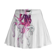 Carnie Squid Mini Flare Skirt by Limerence