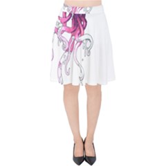 Carnie Squid Velvet High Waist Skirt by Limerence