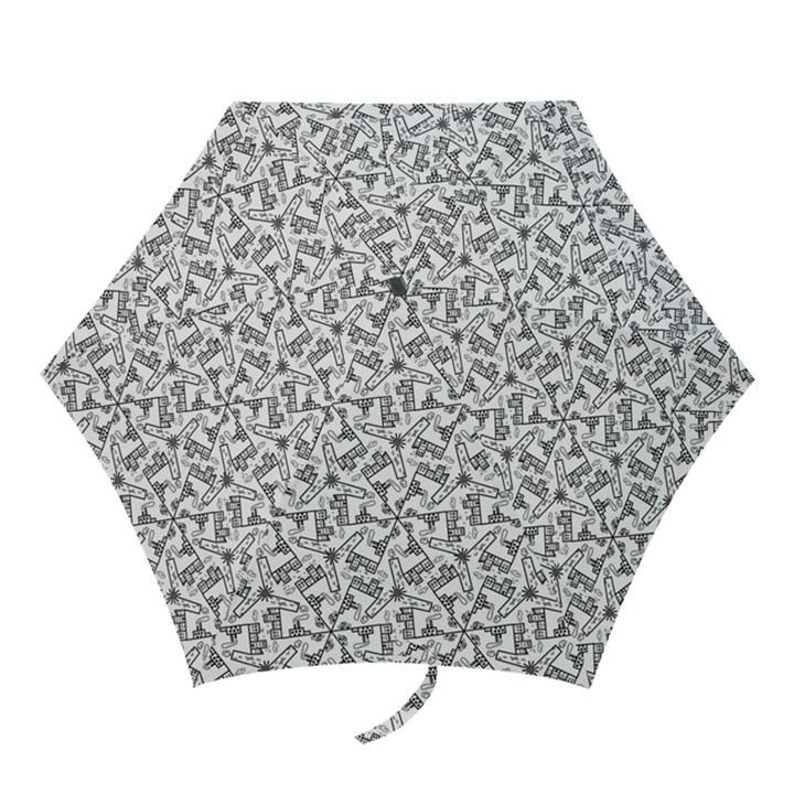 Geometric City Mini Folding Umbrellas