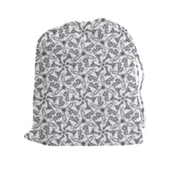 Geometric City Drawstring Pouch (2xl) by SychEva