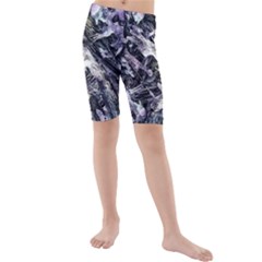 Reticulated Nova Kids  Mid Length Swim Shorts by MRNStudios