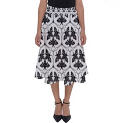 Night Moths Perfect Length Midi Skirt by SychEva