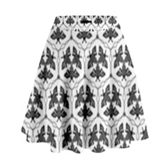 Night Moths High Waist Skirt by SychEva