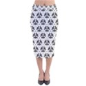 Night Moths Velvet Midi Pencil Skirt View1