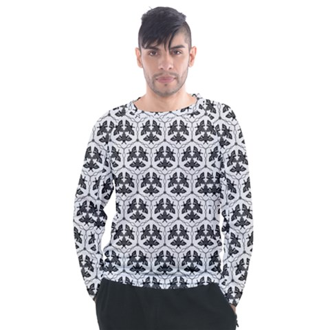 Night Moths Men s Long Sleeve Raglan Tee by SychEva