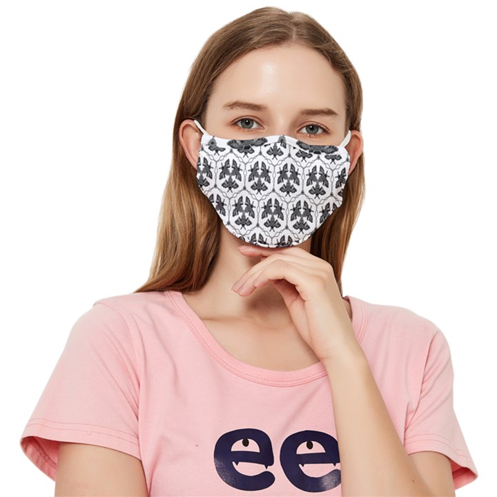 Night Moths Fitted Cloth Face Mask (Adult)