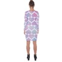 Multicolored Hearts Asymmetric Cut-Out Shift Dress View2