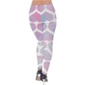 Multicolored Hearts Velvet Leggings View2