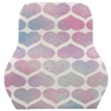 Multicolored Hearts Car Seat Back Cushion  View1