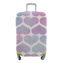 Multicolored Hearts Luggage Cover (small) by SychEva