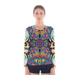 375 Chroma Digital Art Custom Kal00012 Women s Long Sleeve Tee