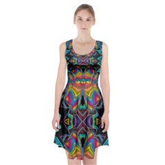 375 Chroma Digital Art Custom Kal00012 Racerback Midi Dress by Drippycreamart