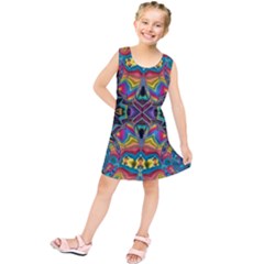 375 Chroma Digital Art Custom Kal00012 Kids  Tunic Dress by Drippycreamart