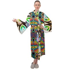 375 Chroma Digital Art Custom Kal00012 Maxi Velour Kimono by Drippycreamart