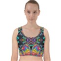 375 Chroma Digital Art Custom Kal00012 Velvet Racer Back Crop Top View1