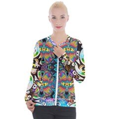 375 Chroma Digital Art Custom Kal00012 Casual Zip Up Jacket