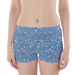 Cute Dragonflies In Spring Boyleg Bikini Wrap Bottoms by SychEva