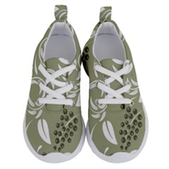 Folk Flowers Print Floral Pattern Ethnic Art Running Shoes by Eskimos