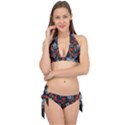 Folk flowers print Floral pattern Ethnic art Tie It Up Bikini Set View1