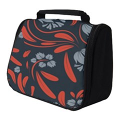 Folk Flowers Print Floral Pattern Ethnic Art Full Print Travel Pouch (small) by Eskimos