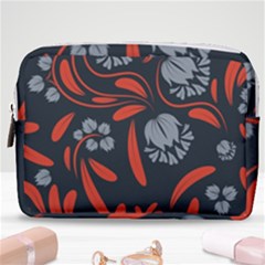 Folk Flowers Print Floral Pattern Ethnic Art Make Up Pouch (medium) by Eskimos