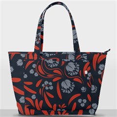 Folk Flowers Print Floral Pattern Ethnic Art Back Pocket Shoulder Bag  by Eskimos