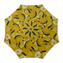 Folk Flowers Print Floral Pattern Ethnic Art Golf Umbrellas by Eskimos