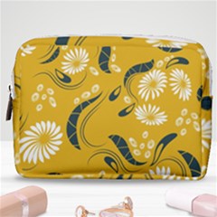 Folk Flowers Print Floral Pattern Ethnic Art Make Up Pouch (medium) by Eskimos