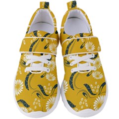 Folk Flowers Print Floral Pattern Ethnic Art Women s Velcro Strap Shoes by Eskimos