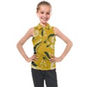 Folk flowers print Floral pattern Ethnic art Kids  Sleeveless Polo Tee View1