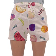 Summer Fruit Sleepwear Shorts by SychEva