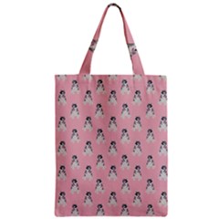 Cute Husky Zipper Classic Tote Bag by SychEva